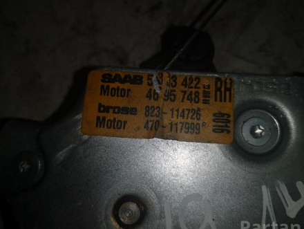 Saab 5333422 9-5 (YS3E) 2005 Motor para subida de ventanas Right Rear