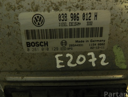 Škoda 038 906 012 H / 038906012H OCTAVIA I Combi (1U5) 2003 Control unit for engine