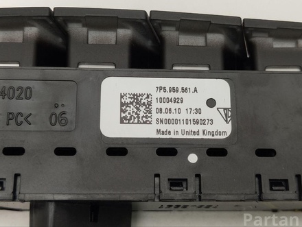 Porsche 7P5959561A CAYENNE (92A) 2011 Memory switch for seat adjustment