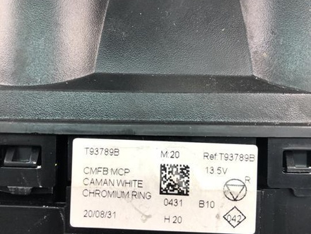 Dacia T93789B DUSTER 2019 Automatic air conditioning control