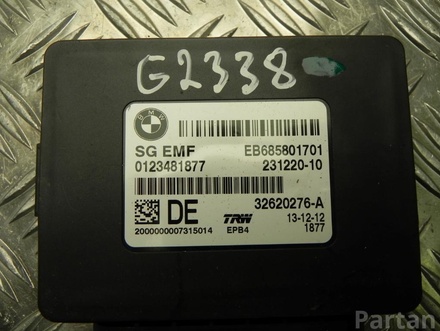 BMW 32620276 5 (F10) 2013 Unidad de control para frenos de estacionamiento electromecánicos