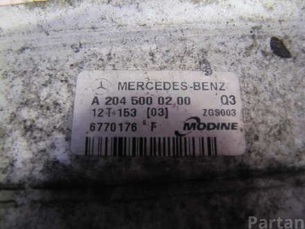 Mercedes-Benz A204 500 02 00 / A2045000200 C-CLASS (W204) 2012 Ladeluftkühler