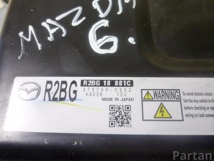 Mazda R2BG18881C , 275700-0202 / R2BG18881C, 2757000202 6 Saloon (GH) 2011 Unité de contrôle moteur