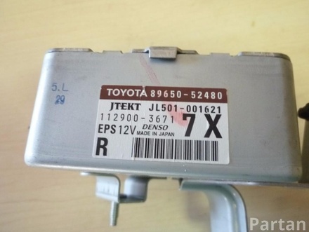 Toyota 89650-52480, JL501-001621, 112900-3671 / 8965052480, JL501001621, 1129003671 URBAN CRUISER (_P1_) 2012 Unité de contrôle de la direction assistée