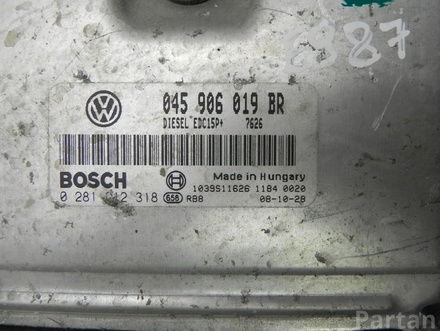 Škoda 045 906 019 BR / 045906019BR FABIA I (6Y2) 2006 Unidad de control del motor