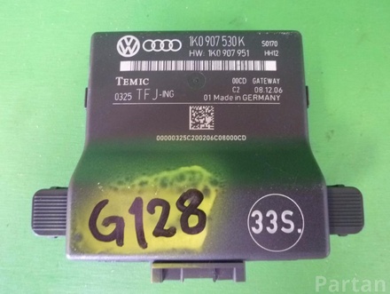 Audi 1K0 907 530 K, 1K0 907 951 / 1K0907530K, 1K0907951 A3 (8P1) 2006 Enlace de diagnóstico (Gateway)