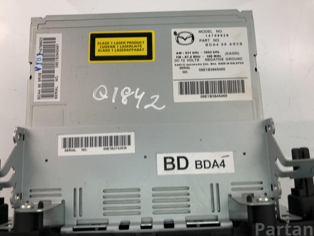 Mazda BDA466AR0B 3 (BL) 2009 Radio / CD