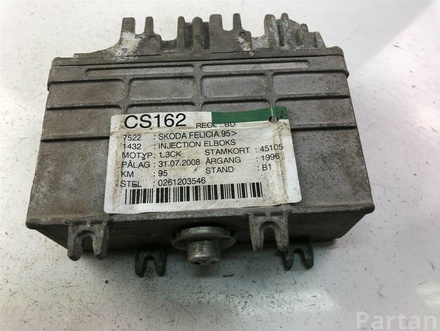 Škoda 0261203546 FELICIA I (6U1) 1996 Control unit for engine